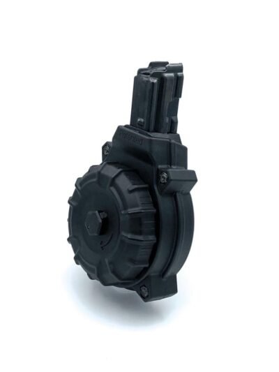 Promag MP5/PTR9 Handgun Magazine Drum Black 9mm Luger 50/rd