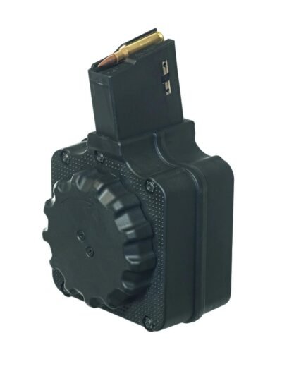 ProMag Black Polymer AR Magazine For  AR-308 .308 Win 50/rd Drum