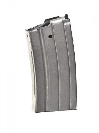 ProMag Rifle Magazine For Ruger Mini-14 .223 Rem 20/rd Nickel Plated Steel