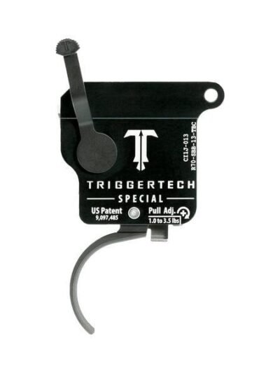 TriggerTech Rem 700 Special Curved Trigger Single Stage Black/Black