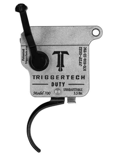 TriggerTech Duty Trigger Rem 700 Right Hand Curved Black With Bolt Release