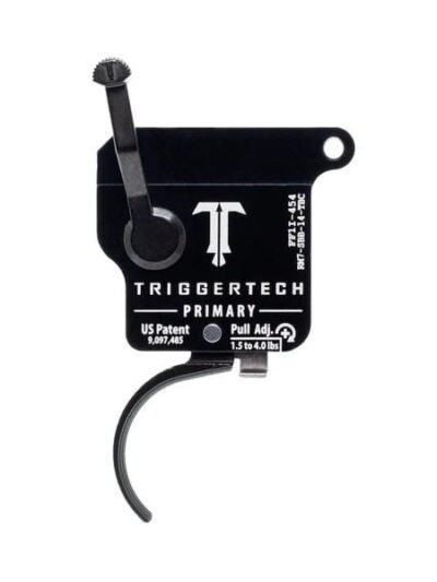 Triggertech Rem Model 7 Primary Single Stage Trigger 1.5-4 lbs Curved Black