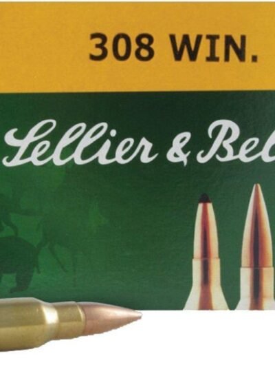 Sellier & Bellot Rifle Ammunition .308 Win 180 gr FMJ - 20/box