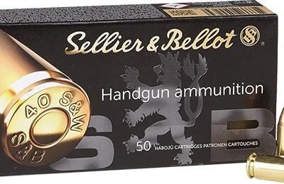 Sellier & Bellot Pistol & Revolver Ammo .40 S&W 180 gr FMJ 50/Box