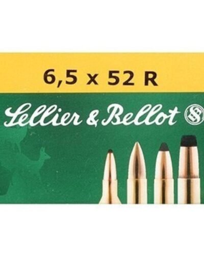 Sellier & Bellot Rifle Ammunition 6.5x52R 117 gr SP 775 fps - 20/box