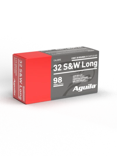 AGUILA 32 S&W LNG FMJ 98GR 50RD BOX 20 BXS PER CS