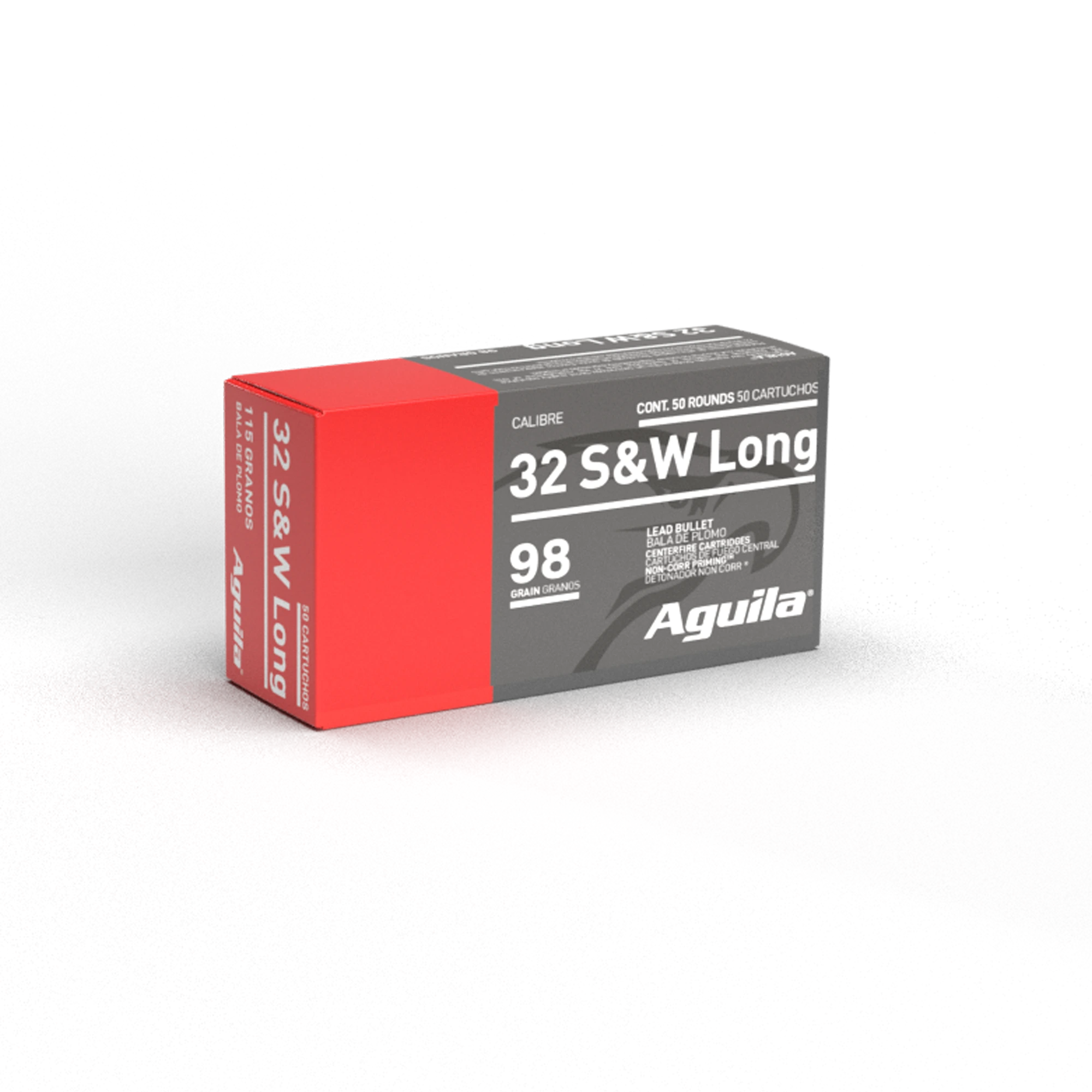 AGUILA 32 S&W LNG FMJ 98GR 50RD BOX 20 BXS PER CS
