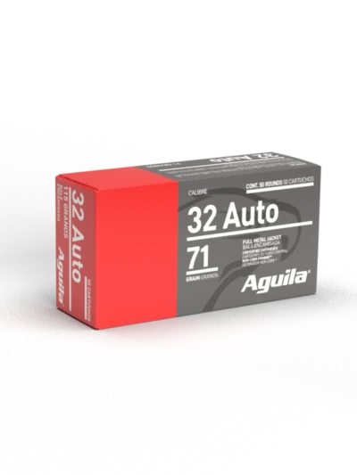 AGUILA 32 AUTO FMJ 71GR 50RD BOX 20 BXS PER CS