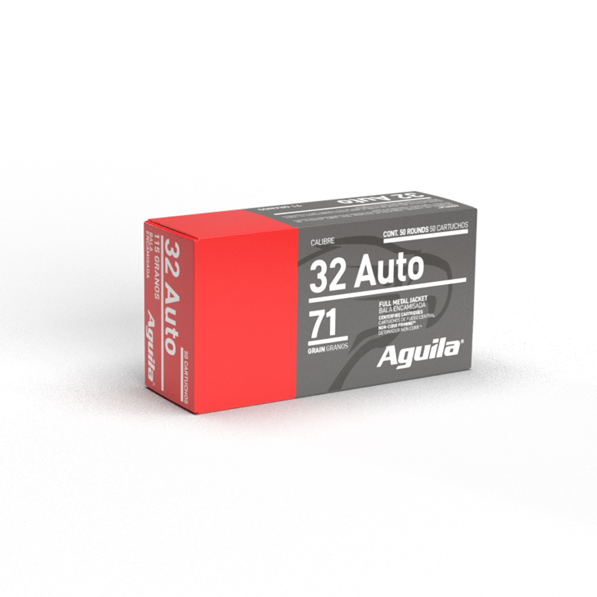 AGUILA 32 AUTO FMJ 71GR 50RD BOX 20 BXS PER CS