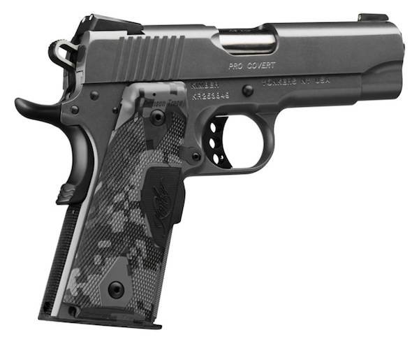 KIMBER PRO COVERT 45 PSTL BLK NS