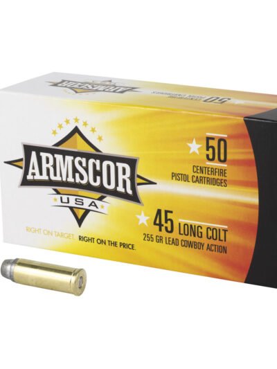 ARMSCOR 45LC 255G LRNFP 50RD BX 400RD CASE