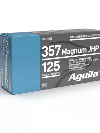 AGUILA 357 MAG JHP 125GR 50RD BOX 10 BXS PER CS