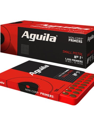 AGUILA SMALL PISTOL PRIMERS NO 1-1/2 1000 RD BX / 5 BXS PER CASE