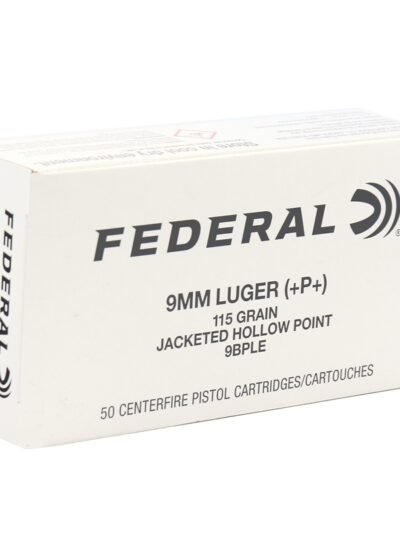 FEDERAL CLASSIC HI SHOK 9MM+P+ 115GR JHP 50RD BX 1000RD CASE