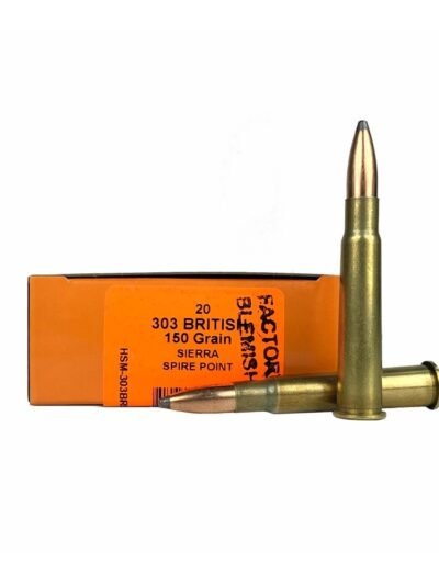 HSM 303 BRITISH 150GR SIERRA SPIRE POINT 20RD BOX 20 BOXES PER CASE
