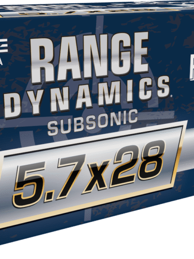 FIOCCHI 5.7X28 RANGE DYNAMICS SUBSONIC 62G 50RD BX 500RD CS