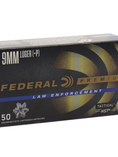 FEDERAL PREM 9MM+P 124GR HST 50RD BX 1000RD CASE