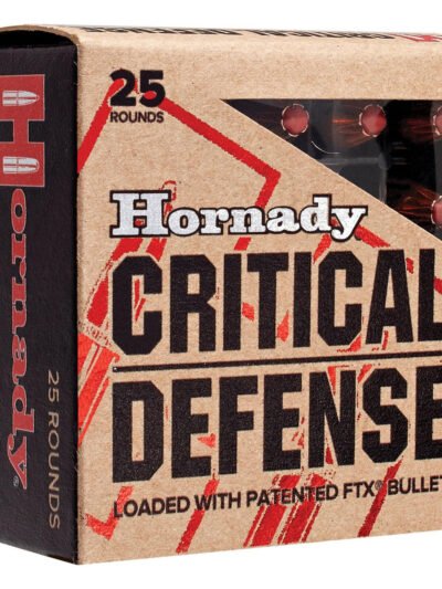 HORNADY CRITICAL DEFENSE 38SPCL 110GR FTX 25RD BX 250RD CASE