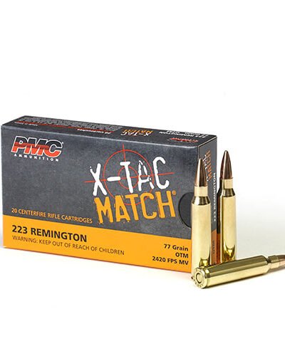 PMC 223XM 223REM 77GR OTM 20RD BX 800RD CASE