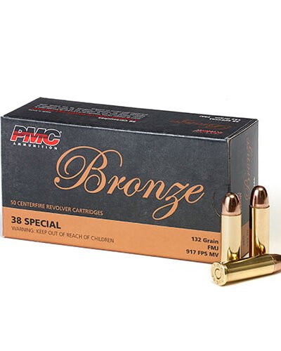 PMC BRONZE 38SPL 132GR FMJ 50RD BX 1000RD CASE