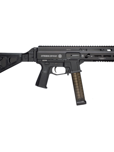 GRAND POWER STRIBOG SP45A3 SUB PSTL W/SBT BRC BLK .45 ACP 8" THRD