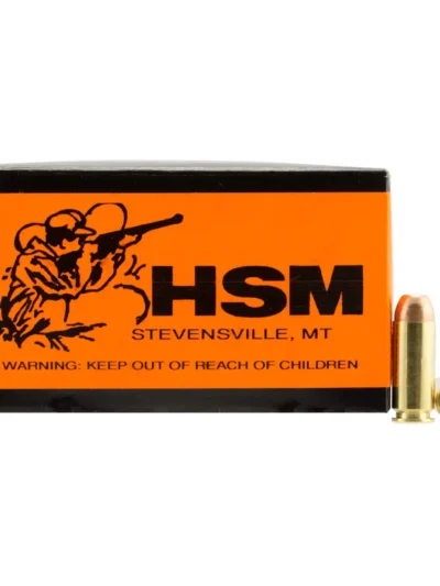 HSM AMMUNITION 10MM 200GR FMJ 20RD BOX 20 BOXES PER CASE