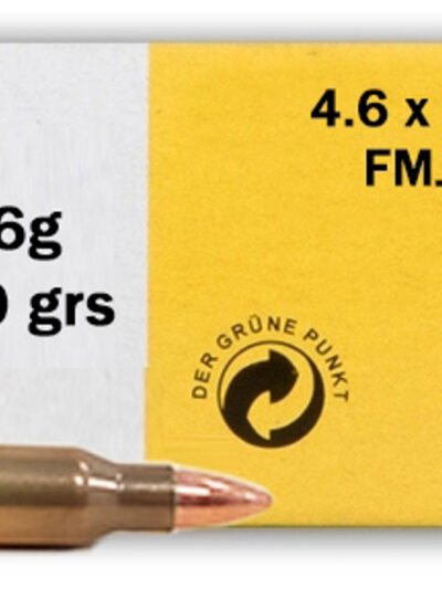 SELLIER & BELLOT 4.6X30 HK 40GR FMJ 40RD BOX 60 BOXES PER CASE