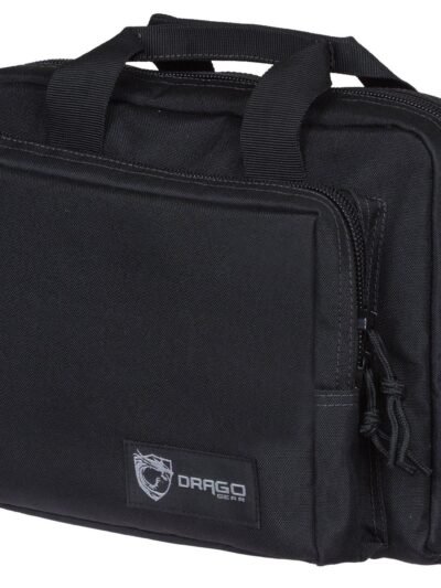 DRAGO PRO GEAR DOUBLE PISTOL CASE BLACK (24/CASE)