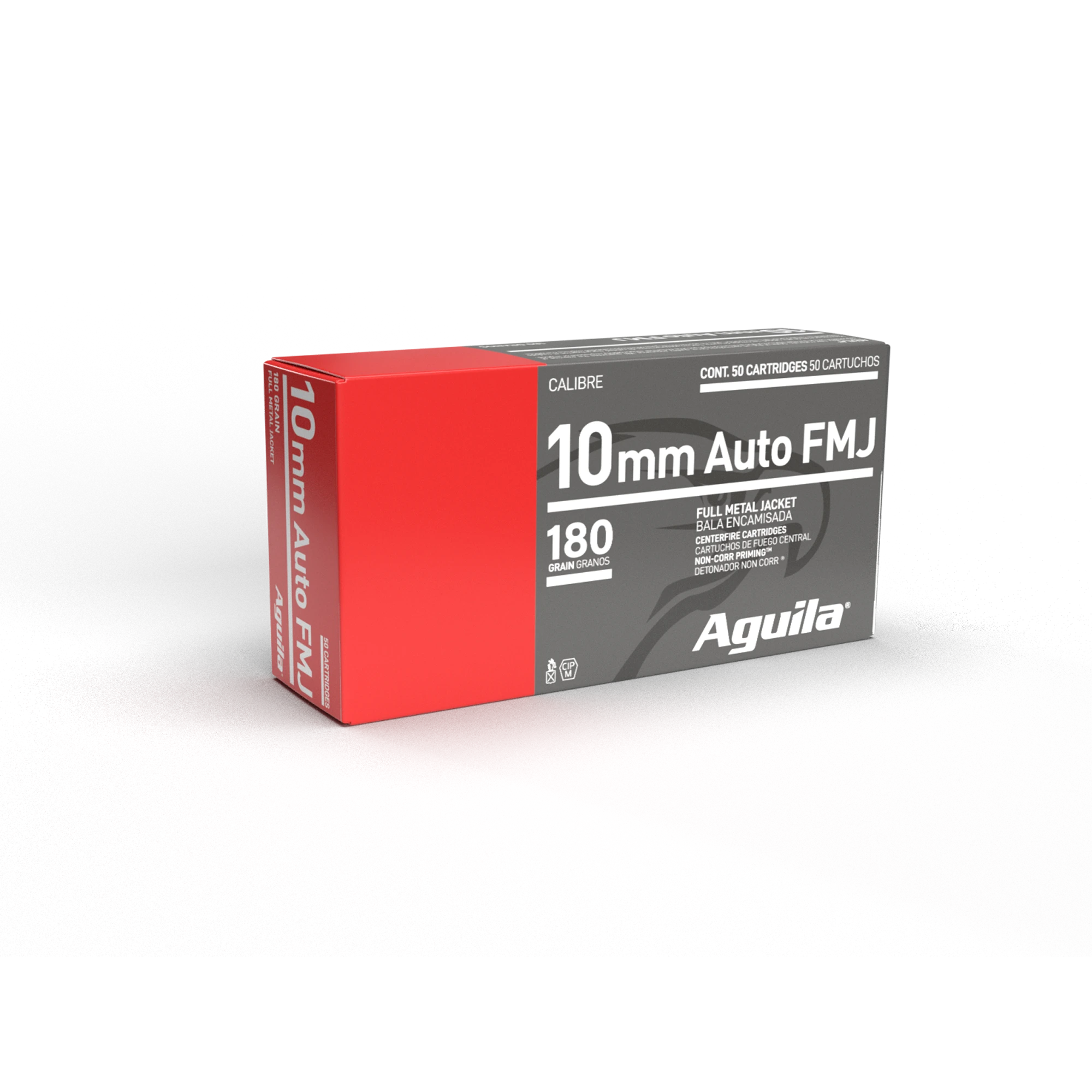 AGUILA 10MM AUTO 180GR FMJ 50RD BOX 20 BXS PER CS