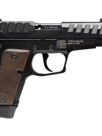 KELTEC P15 9MM PSTL BLK NITRDE, WALNUT GRIP 15RD