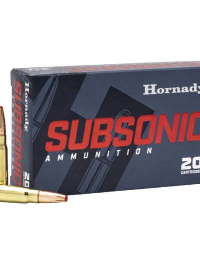 HORNADY SUBSONIC-X 7.62X39 255G 20RD BX 200RD CS