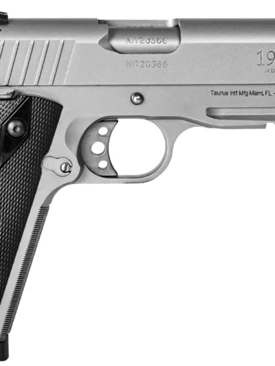 TAURUS PT1911 45ACP STS PSTL 5" 2-8RD PIC RAIL