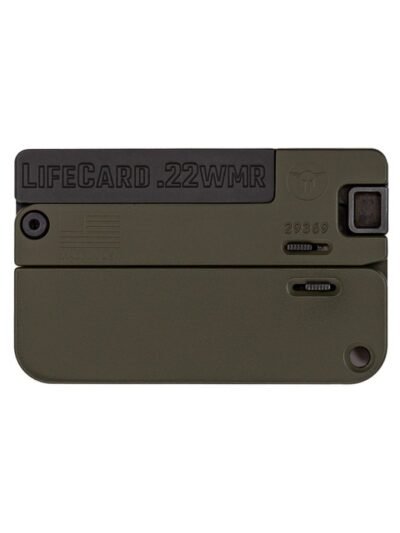 TRAILBLAZER FIREARMS LIFECARD 22MAG BLACK/OD GREEN