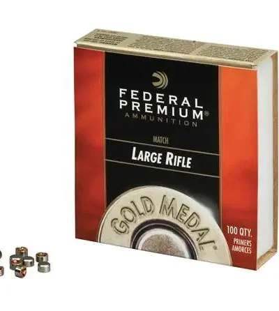 FEDERAL LARGE MAG RIFLE PRIMER 100 RD/BX 10BX/BRICK 5 BRICKS/CS