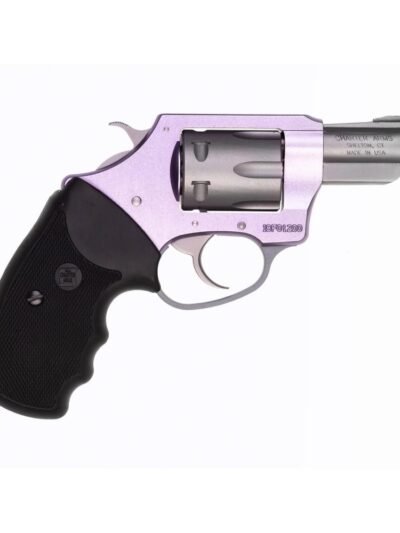 Charter Arms Lavender Lady Handgun .22 LR 8rd Capacity 2" Barrel Lavender with Full Size Black Grip