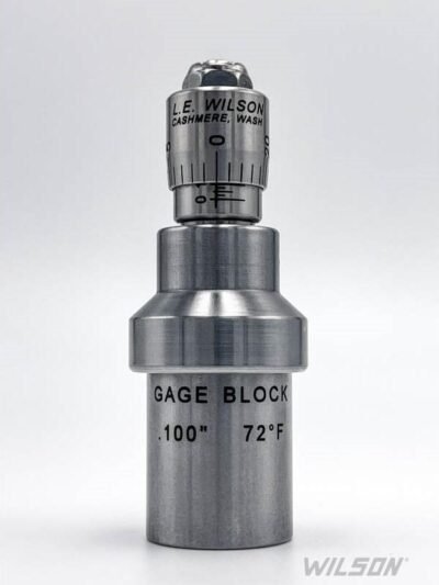L.E. Wilson Case Case Gage Depth Micrometer