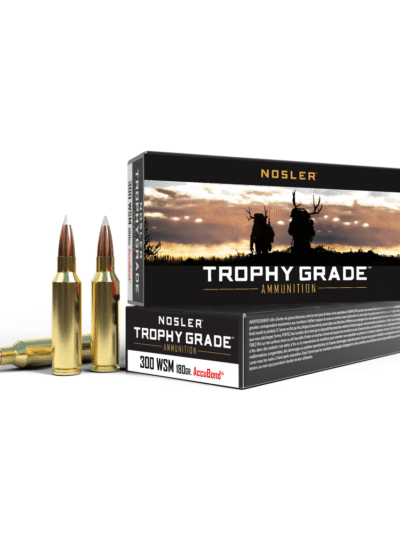 Nosler Accubond Trophy Grade Rifle Ammunition .300 WSM 180 gr PT 2950 fps 20/ct