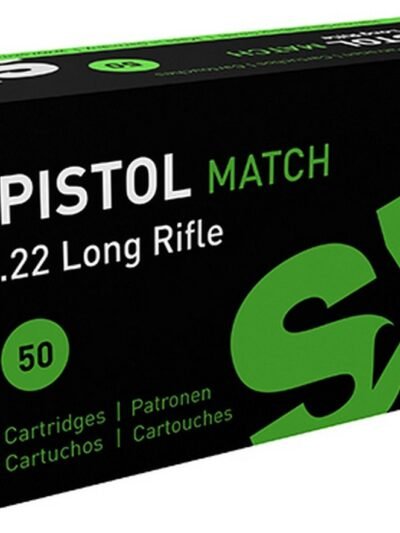 SK Pistol Match Rimfire Ammunition .22 LR 922 fps 40 gr 50/ct