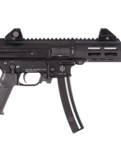 SDS Imports Mac IX Handgun 9mm Luger 30rd Magazines (2) 6.5" 1/2x28 Threaded Black Barrel