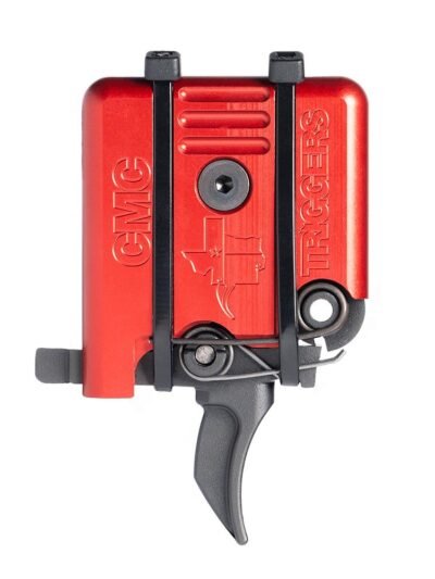 CMC Triggers AR-15/10 Single Stage Component Trigger Curved 3.5 lb Small Pin Red