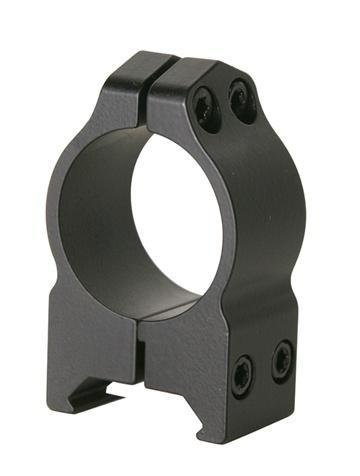 Warne 2-Piece Maxima Fixed Scope Ringmounts with Grooved Receiver - Tikka 1" Medium Matte