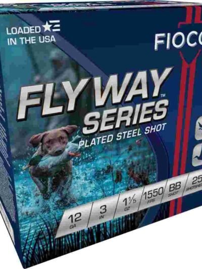 Fiocchi Flyway Steel Shotshells 12ga 3" 1 1/5oz 1550fps #BB 25/ct