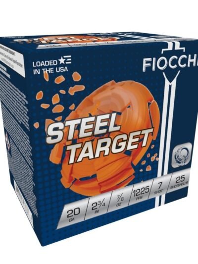 Fiocchi Steel Dove Low Recoil Shotshells 20 ga 2-3/4" 7/8oz 1225 fps #7 25/ct