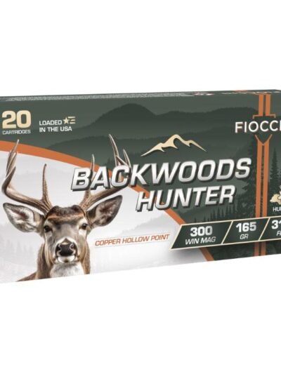 Fiocchi Backwoods Hunter Rifle Hunter .300 Win Mag 165gr CHP 3100 fps 20/ct