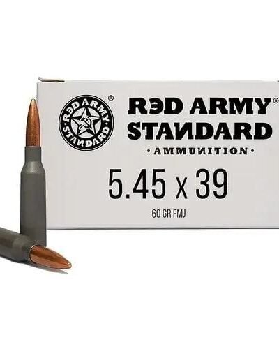 Century Arms Red Army Standard Rifle Ammunition 5.45x39 60gr FMJ Lead Core 30/ct