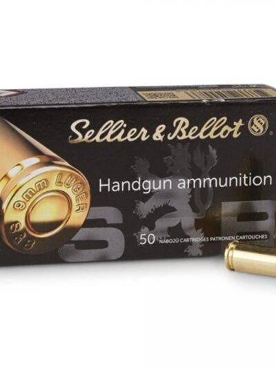 Sellier & Bellot Pistol & Revolver Ammo 9mm Luger 124 gr FMJ 1000/case