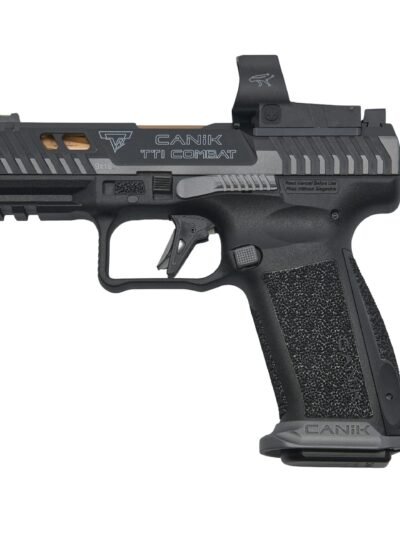 CENTURY CANIK TTI COMBAT SMOKE W/MECANIK OPTIC 9MM PISTOL 4.6" 2-18RD