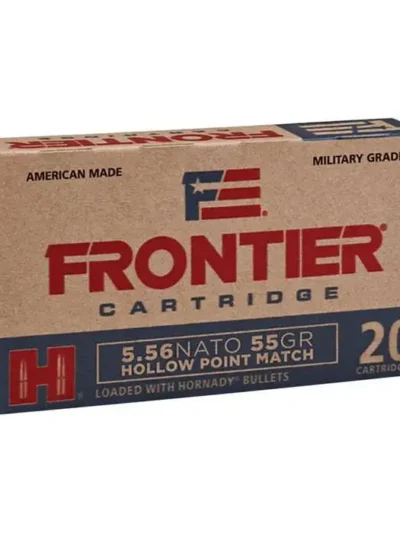 FRONTIER® 5.56 NATO 55 GR HOLLOW POINT MATCH™ (150 - ORIENTED) 150RD/BX 8BX/CS
