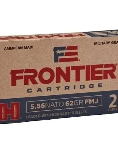 FRONTIER® 5.56 NATO 62 GR FMJ (150 - ORIENTED) 150RD/BX 8BX/CS