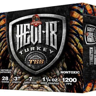 HEVI-SHOT HEVI-18 TSS TURKEY 28GA 3IN 1-1/4OZ #7 5 RD/BX 10 BX/CS